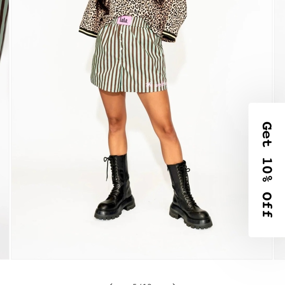 Dress in Lala Boxer shorts